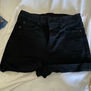 American eagle black shorts